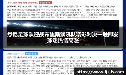 悉尼足球队迎战布里斯狮吼队精彩对决一触即发球迷热情高涨